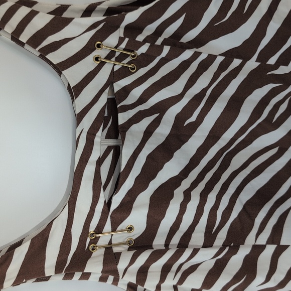 Zebra Print Sleeveless Dress MICHAEL KORS - Picture 4 of 10